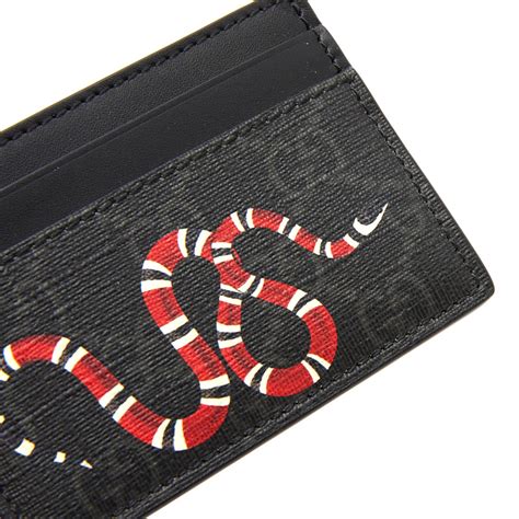 gucci card holder snake